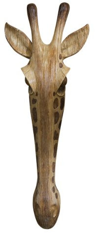 Design Toscano QS91811 Animal Mask of the Savannah Wall Sculpture - Giraffe