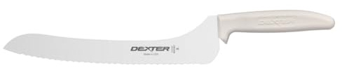 DEXTER RUSSELL 13583 Sani- Scalloped Offset Sandwich Knife, 9 Blade