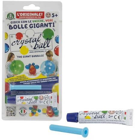 Giochi Preziosi Crystal Ball, Kit créatif avec 1 Tube de pâte à Ballons et Accessoire, Crée jusqu'à 25 Ballons géants, Modèle aléatoire, pour Les Enfants à partir de 5 Ans, CGC120BL