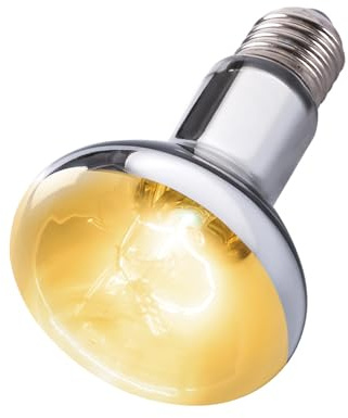 ReptiZoo D3 Super Sun (UVA/UVB Lampe mit Sonnenlicht) 75 Watt P80075 - Reptilien-UV-Heizstrahler - Gelb - 1 Stück