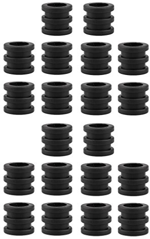 Toygogo 20 Teile/Paket 16mm Kicker Tischstange Stoßfänger Puffer Für Tischfußball