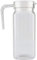 Pichet à Boissons en Acrylique, Réfrigérateur Carafe en Plastique Frigo Pichet avec Couvercle en Blanc et Poignée Carafe à eau pour Eau Thé Glacé/vin/café/lait/jus Carafe de Boisson(800 Ml) ﻿