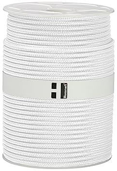 Hummelt Rope Flechtleine Polypropylenseil 6mm 50m weiß auf Rolle