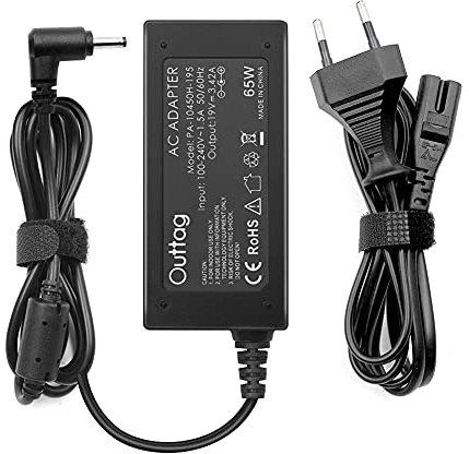 Outtag 65W Asus Netzteil 19V 3.42A Ladekabel Laptop Ladegerät Notebook für Chromebook C200M C200MA C202 C202S C300 Transformer TP300 Zenbook UX305LA UX305 S200 AC Adapter