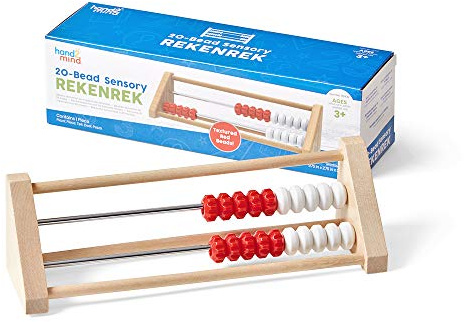 KLASSISCHES MATHE-ANSCHAUUNGSMATERIAL FÜR KINDER: Unser zweifarbiger Rechenrahmen – oder Abakus – ist eine bewährte Methode, um Kindern das Verständnis von Zahlen, dem Zählen, der Addition und Subtraktion näherzubringen.