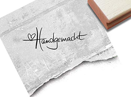Stempel Handgemacht - Kleiner Textstempel Karten Geschenkanhänger Basteln Etiketten Schilder selbst gemacht Geschenke dekorieren - zAcheR-fineT