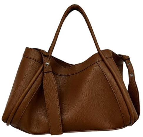 GSenhui Tote Bag Modern Handtasche Damen Groß Kapazität Weiches-Leder Crossbody Bag Shopper Tasche Schultertasche Gross Litschi-Textur Beuteltasche für Einkauf Shoping Geschenk