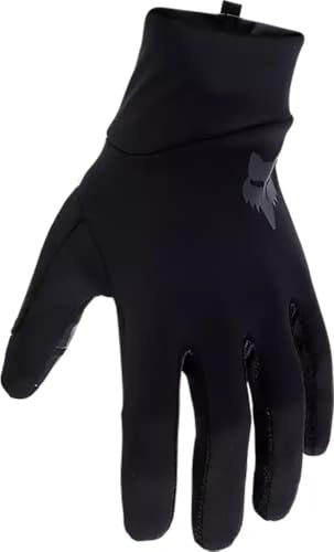 Fox Racing Ranger Fire Glove – Handschuhe – Touchscreen kompatibel – wasserabweisend – Fleece-Innenfutter – AX Suede Handfläche – Silikongreifer – Black, Größe: L