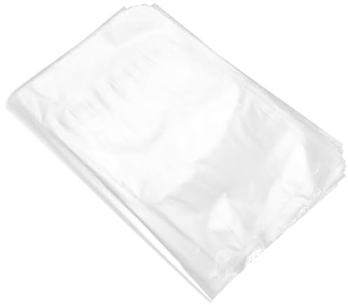 FUNOMOCYA Schrumpffolienbeutel Aus Pvc-material Transparent Hohe Reißfestigkeit 200 Stück Im Satz Einfach Zu Verschließen Mit Siegelmaschine Oder Klebeband