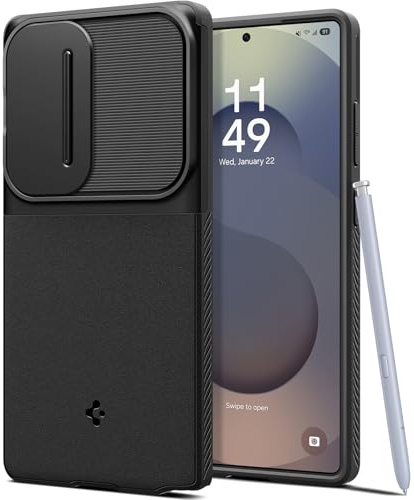 Spigen Optik Armor Case for Samsung Galaxy S25 Ultra - Black