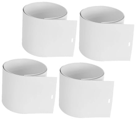 Amosfun 4stücke Ersatzlamellen Für Vertikaljalousien Weiß Zur Einfachen Installation An Türen Und Fenstern Geeignet Für Glasschiebetüren Und Kleine Fenster