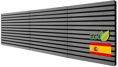 Agalet 3 Piezas Componen 1 Cabecero de Cama + 12 Tornillos | Cabecero Cama con 2 Posiciones de instalacion | Cabecero Listones Madera | Cabeceros de Madera | ColorGrisOscuro