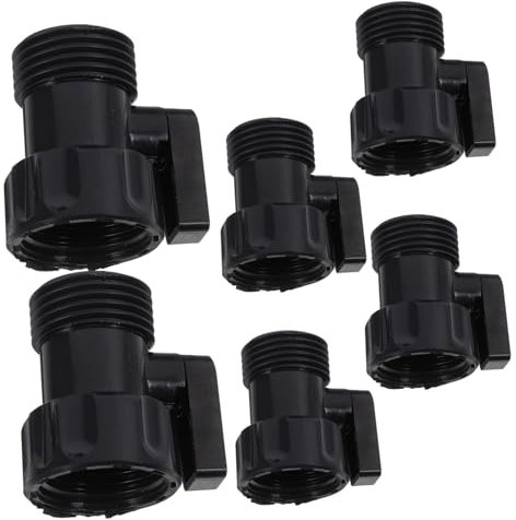 BESPORTBLE 6pcs Garden Hose Repair Kit Hose Repair Coupling Water Shut off Valve Connector Extender