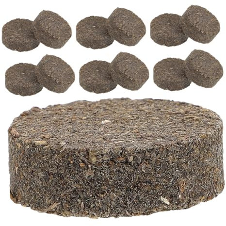 GRIRIW Natural Firelighters for Wood Burners 40pcs Camping Wood Igniter Blocks Bbq Fire Igniter Kindling Portable Tin