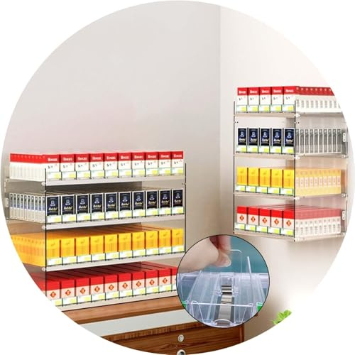 Verkaufsvitrine, automatisches Schieber-Tablett, multifunktionale Aufbewahrungslösung für Geschäfte, kommerzielle Trennwand, Organizer (79,5 x 15,2 x 55 cm)