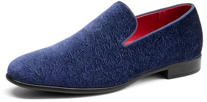 Bruno Marc finskor för män, tofflor, slip-on läder formella skor för män, bröllop bal fest smarta skor