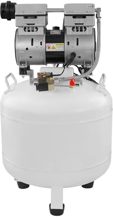 YUNRUX Luftkompressor 40L Flüsterkompressor 750W Silent Druckluftkompressor mit 2 Manometer elektrischer Kompressor thermische Schutzvorrichtung Compressor Öl-Wasser-Abscheider Funktion