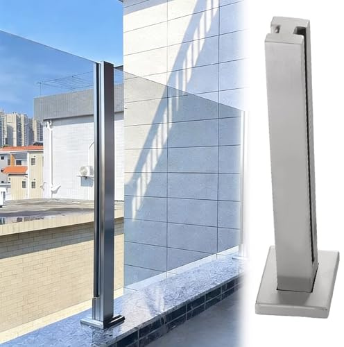 s Railing Post with Slots for Spikes Base 95cm (37.5in) Middle Post for Dec and Fences - Ideal for Modern Outdoor Spaces