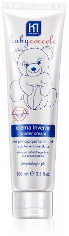 Babycoccole DOLCE CREMA INVERNO. Idrata e protegge da freddo e vento la pelle dei bambini. Con ingredienti naturali, Contrasta Rossori Screpolature, Dermatologicamente Testata per pelli Sensibili 75ml