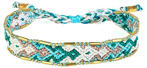 KELITCH Bracciali Avvolgenti In Seta Color Caramella Bracciali Larghi Intrecciati A Mano In Stile Boho Con Braccialetti Dell'Amicizia