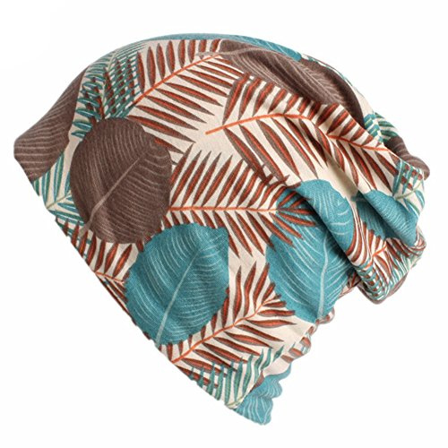 Amorar Damen-Turban-Kappe aus elastischer Baumwolle, multifunktional, mit Mondkappen