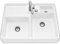 Villeroy & Boch Spülstein Doppelbecken Stone White - 6323 92 RW Keramikspüle