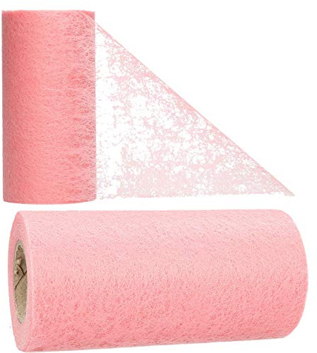 AmaCasa Tischläufer Altrosa (15 cm x 20 m) – Hochwertiges Vliesband für stilvolle Tischdekoration bei Hochzeiten, Geburtstagen & besonderen Anlässen