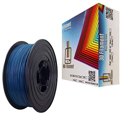 OWL-Filament 3D-Drucker PLA 1,75mm 1kg Spule Rolle (Blau)