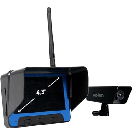 SkyVac Real Time Inspection System - Gutter Inspection Camera. 4.3 LCD Screen. For High-Level Surveillance Images.