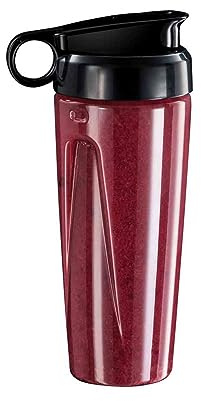 Russell Hobbs To-Go drickflaska inklusive lock och dryckesöppning [för mixer 2-i-1 23821-56] 600 ml, BPA-fri, diskmaskinssäker, för smoothie och som sportflaska för resor, ersättningsflaska N700105