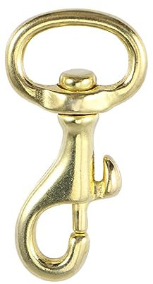 COHEALI Hochwertige Hundehalsband-Schnalle Aus Reinem Kupfer Robuste Langlebige Metall-Clips Für Tierbedarf Schlüsselanhänger Für Outdoor-aktivitäten Goldfarben