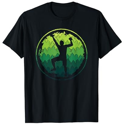 Bouldern Freiklettern Bergsteiger Berge Klettern Herren T-Shirt