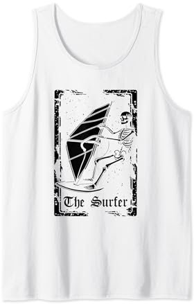 Windsurfer Skelett Surfbrett - Windsurf Windsurfen Tank Top