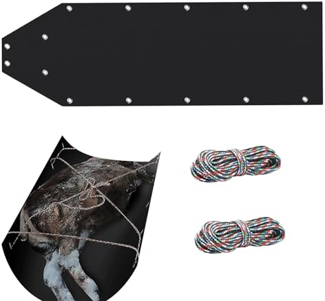 Deer Drag Schlitten - Allzweckschlitten zum Schleppen von Eis mit Seilen | Wasserdichter Eisangelschlitten | Mehrzweck Game Hauler Schlitten zum Eisangeln, Hirschjagd, Brennholz