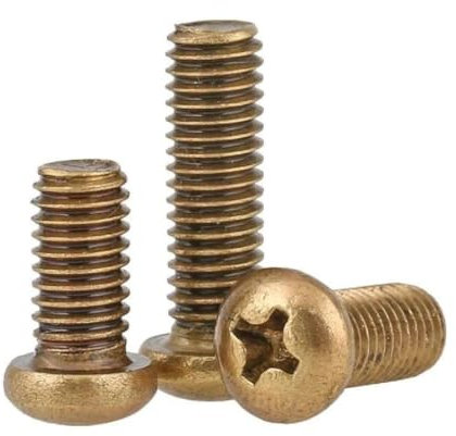 M2 M2,5 M3 M4 M5 M6 Messing Kreuzschlitzschraube Flachrundkopfschrauben Kreuzschraube, 20 Stück, M3x20