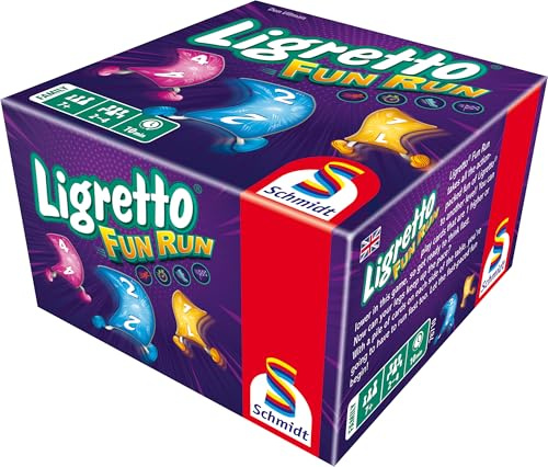 Schmidt 78710 Ligretto Fun Run Familienkartenspiel, ab 7 Jahren