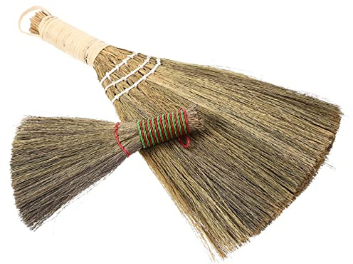 BCOATH Small Broom Hand Rake Scoops Mini Dust Brush for Desktop Household Cleaning