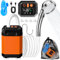 Onherm Tragbare Campingdusche, Camping Dusche mit Batterie & Wassertemperaturanzeige, Einstellbare Wassermenge, UV Sterilisation, Mobile Dusche Geeignet zum Camping, Autowaschen, Bewässerung