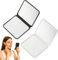 GGUFAY - Espejo de maquillaje plegable (2 unidades), portátil, de bolsillo, para bolso, oficina, para mujer