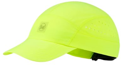 Buff®| Gorra Speed Ligera, Plegable, Materiales reciclados, Proteccion Solar UPF 50, Running, Correr, Deporte Hombre Mujer L/XL Amarillo Lima