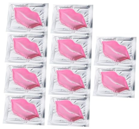 VICASKY 15pcs Collagen Lip Mask and Lip Care Pad 15 Grams Nourishing Exfoliating Hydrating for Uk