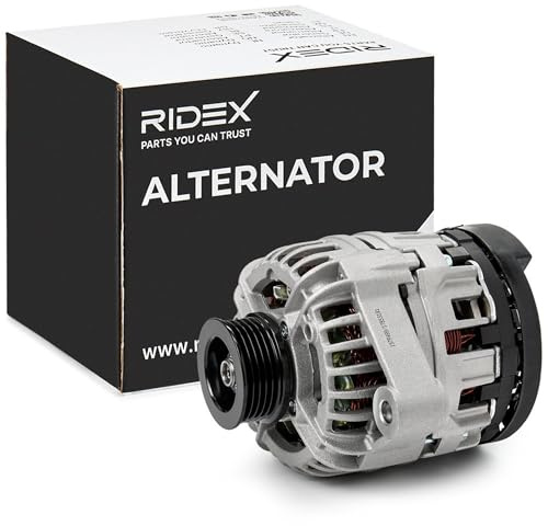 RIDEX 4G1459 Lichtmaschine 90A Generator LiMa 12V Alternator mit Riemenscheibe Kompatibel mit SMART FORTWO Coupe 451 0131546902 A0131546902