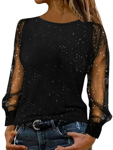 Top Fiesta Mujer Camiseta Lentejuelas Mujer Lentejuelas Blusa Sin Mangas Disco Camisa Verano Pantalones Fin De Año 2#Negro 5XL