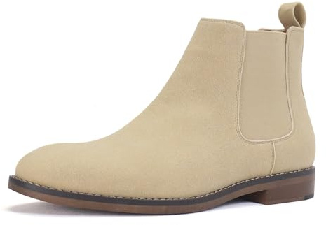 KUDORO Bottines Homme Chelsea Cuir PU Chaussures Confortable | Bottes de Chelsea Casual