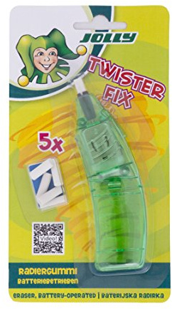 Jolly Twisterfix | elektrischer Radiergummi | Batteriebetriebener Radierer