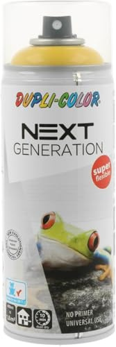 DUPLI-COLOR NEXT RAL 1021 rapsgelb glänzend 400 ml - Sprühfarbe | Universelle Haftung ohne Grundierung, neutraler Geruch, schnelltrocknend - für Holz, Metall, Kunststoff, Glas & Styropor
