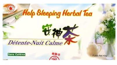 Infusion Tisane detente-nuit Calme 36g Chine - Pack de 3 pcs