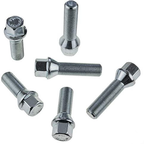 8 x bulloni ruota M14 x 1,25 45 mm coni a scelta di lunghezze per cerchi in acciaio e cerchioni in alluminio