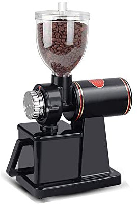 Electric Coffee Grinder Mill Conical Burr Coffee Grinder 8 Adjustable Settings Precision Stainless Steel Grinder for Espresso, French Press, Turkish Coffee Brewing (Color : Italian Grinder Black)