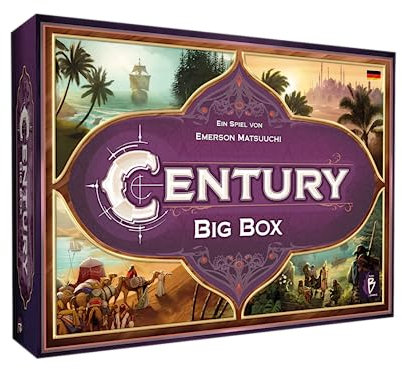Plan B Games, Century Big Box, Grundspiel + Erweiterung, Kennerspiel, Strategiespiel, 2-4 Spieler, Ab 8+ Jahren, 30-45 Minuten, Deutsch, Mehrfarbig, Bunt